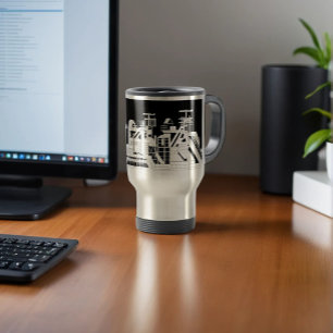 Mug De Voyage Acier combiné métallurgique industriel