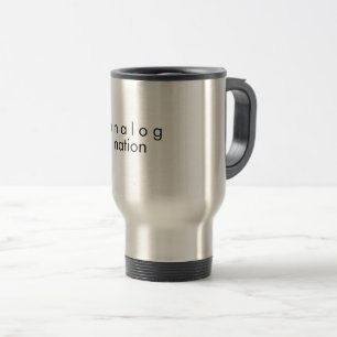 Mug De Voyage Acier inoxydable de la nation analogique