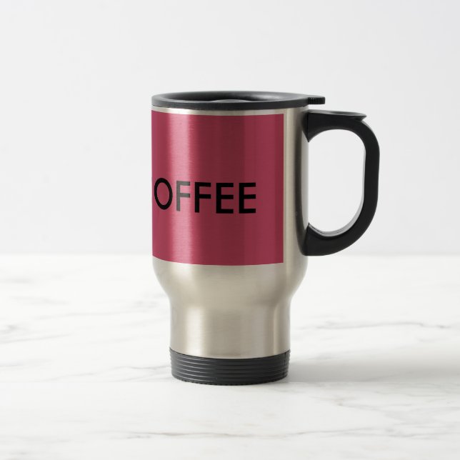 Mug De Voyage Acier inoxydable voyage de 15 onces/tasse de (Droit)