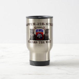 Mug De Voyage Acier quatre-vingt-deuxième du soldat du génie 12B