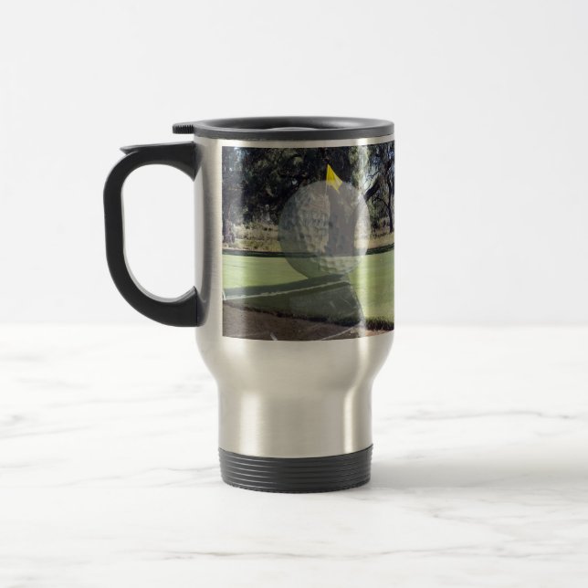 Mug De Voyage Addiction Au Golf, (Gauche)