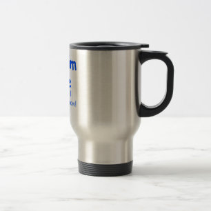 Mug De Voyage adorez-moi bleu