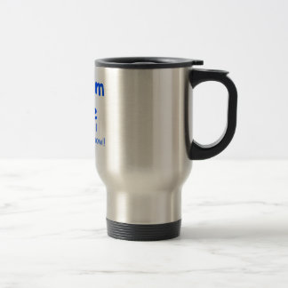 Mug De Voyage adorez-moi bleu