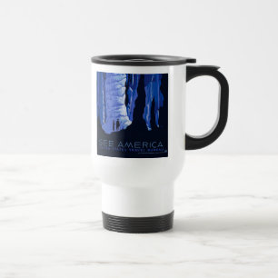 Mug De Voyage Affiche de voyage de spéléologie Cavernes Voyage V