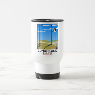 Mug De Voyage Affiche de voyage de style vintage Cumberland, Ang