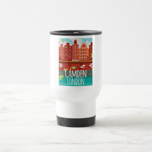 Mug De Voyage Affiche de voyage vintage de Camden, Londres