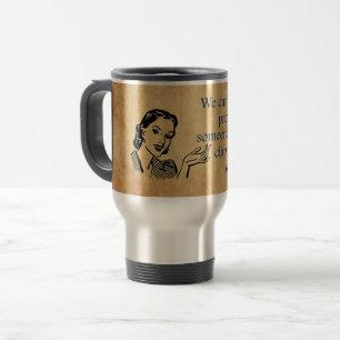 Mug De Voyage Affiche rétro vintage des princesses de SlipperyJo