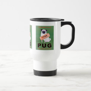 Mug De Voyage Affiche vintage de jus d'orange de carlin