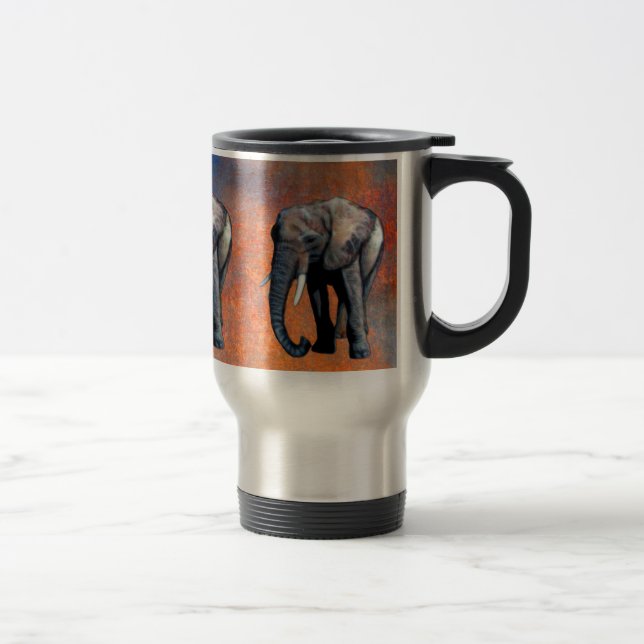 Mug De Voyage Afrique sauvage Amateurs d'animaux Big Five (Droit)
