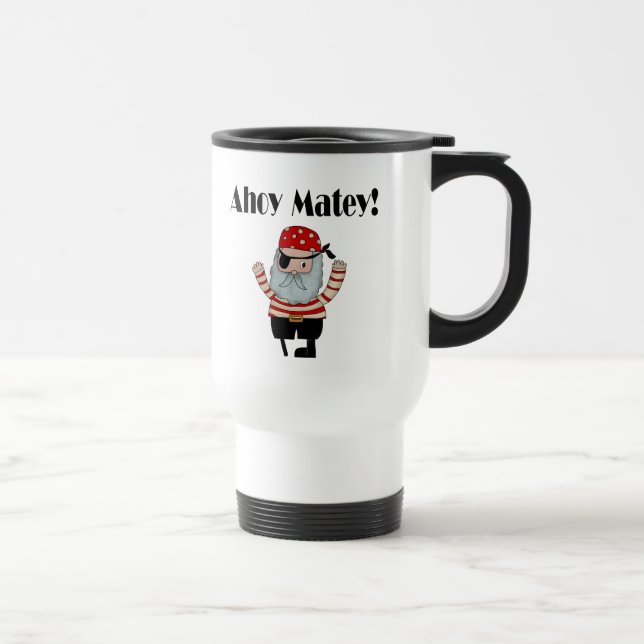 Mug De Voyage Ahoy Matey pirate (Droite)