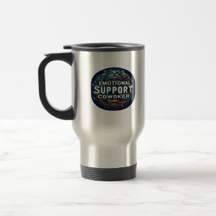 Mug De Voyage Aide émotionnelle Coworker, Typographie Classique