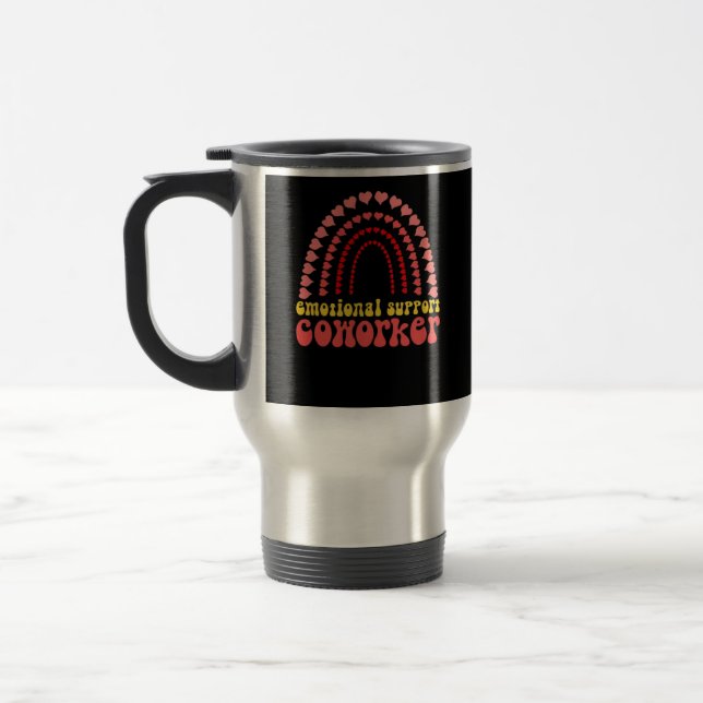 Mug De Voyage Aide émotionnelle Coworker Work Bestie Classic (Gauche)