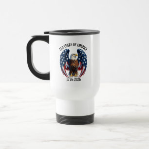 Mug De Voyage Aigle Américain Patriotique 250 Ans 1776-2026