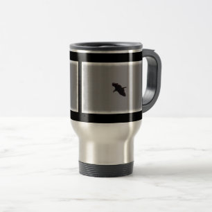 Mug De Voyage Aigle Bald dans la boue de voyage en vol