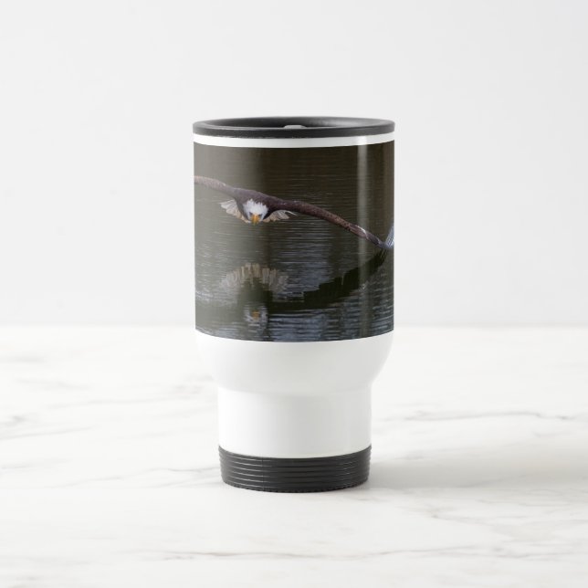 Mug De Voyage Aigle de Bald en vol (Centre)