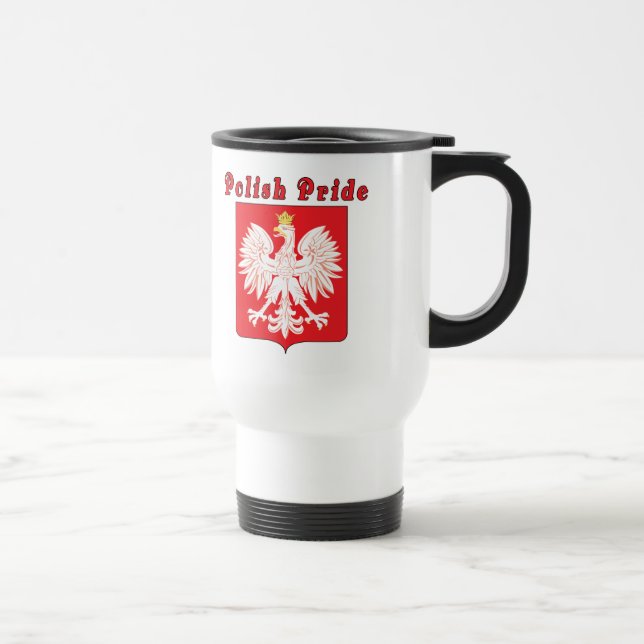Mug De Voyage Aigle de la fierté polonaise (Droite)