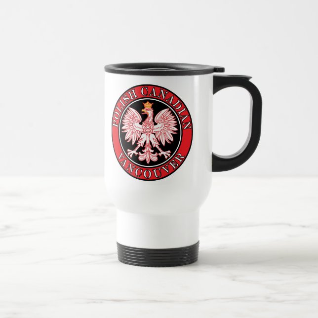 Mug De Voyage Aigle du Canada polonais de Vancouver (Droite)