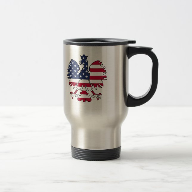 Mug De Voyage Aigle polonaise (Droit)