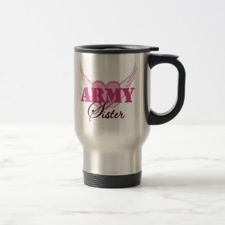 Mug De Voyage Ailes de soeur d'armée