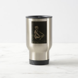 Mug De Voyage Aimez une pauvre femme de ménage assise Jambes cro