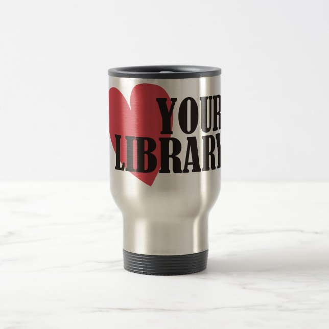 Mug De Voyage Aimez votre bibliothèque (Centre)