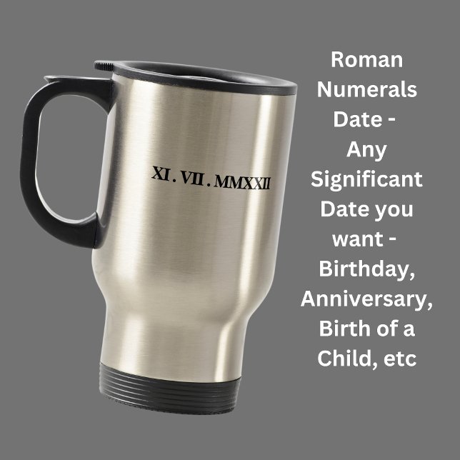 Mug De Voyage Ajouter Une Date De Naissance, Un Anniversaire, Un (Créateur téléchargé)