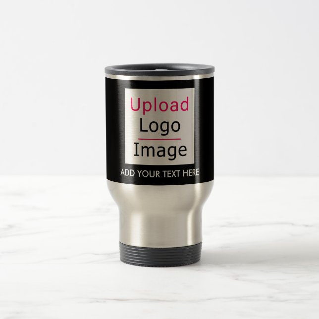 Mug De Voyage Ajoutez votre logo et votre texte personnalisé Bus (Centre)