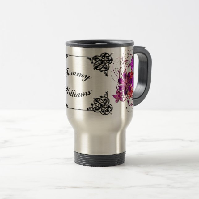 MUG DE VOYAGE AJOUTEZ VOTRE NOM (Devant droit)