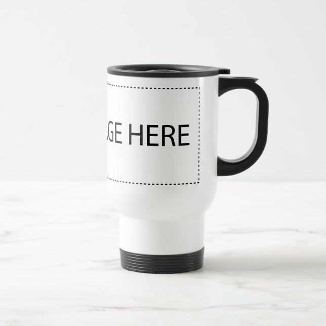 Mug De Voyage Ajoutez votre propre image ou texte (Droite)