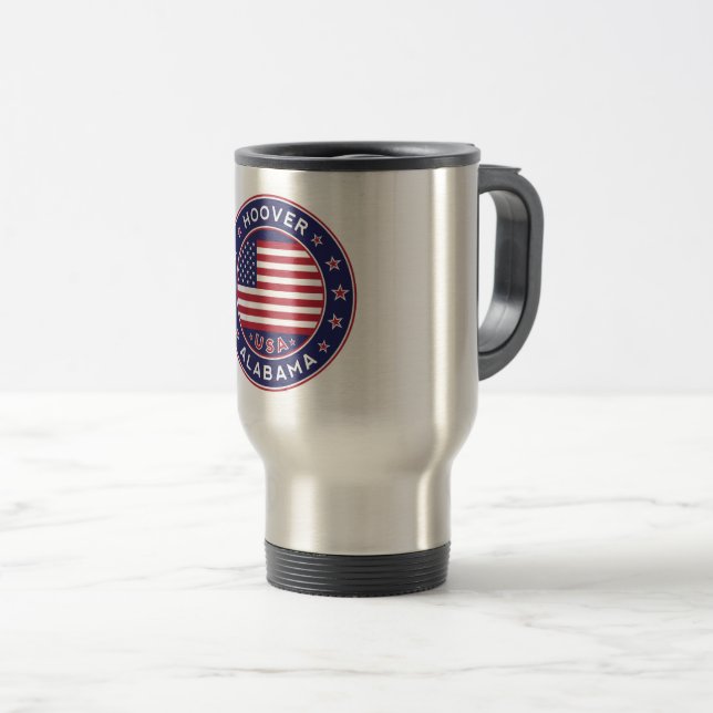 Mug De Voyage Alabama, Hoover (Devant droit)