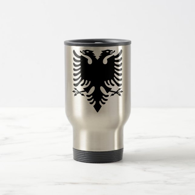 Mug De Voyage Albanian Coat of arms (Centre)