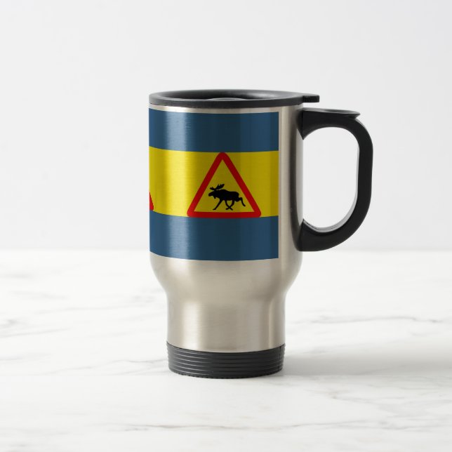 Mug De Voyage Alerte sur l'élan (Droit)