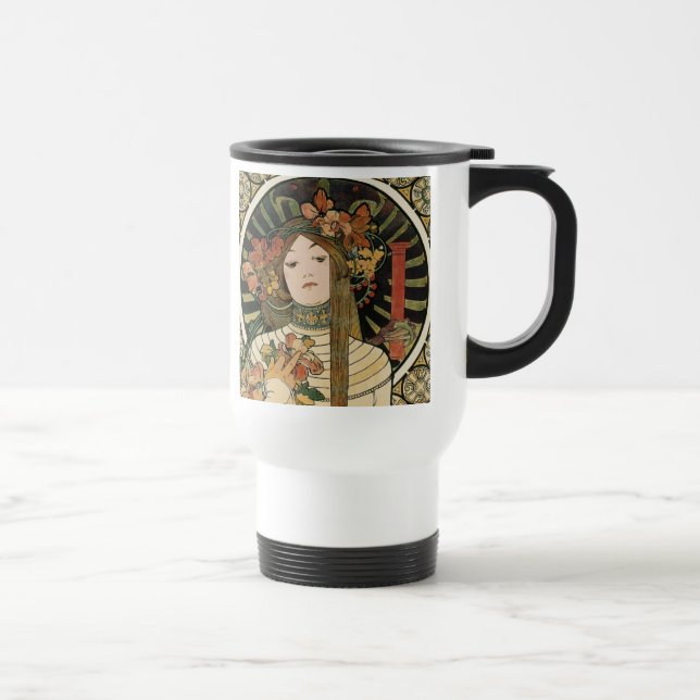 Mug De Voyage Alfonse Mucha Trappistine Nouveau (Droite)