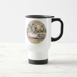 Mug De Voyage Alice au pays des merveilles Mad Tea Party Art