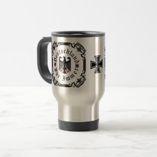 Mug De Voyage Allemagne/Deutschland Forever/aigle noir/croix de