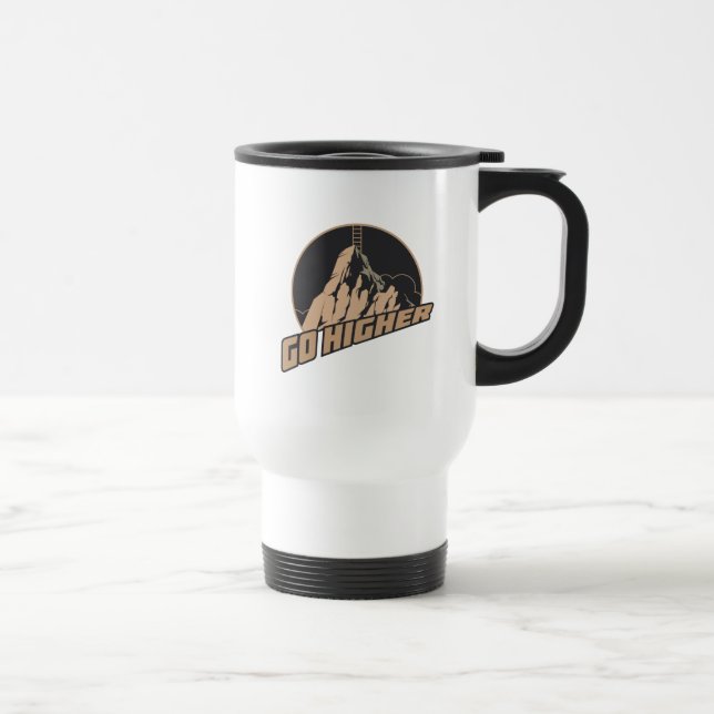 Mug De Voyage Aller plus haut (Droite)