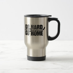 Mug De Voyage Allez dur ou rentrez à la maison (l'hockey)