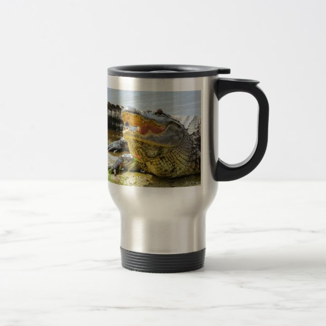 Mug De Voyage Alligator. Face à face (Droit)