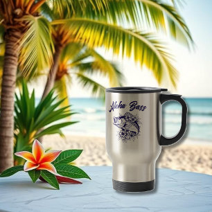 Mug De Voyage Aloha Bass-Hawaïen Bleu