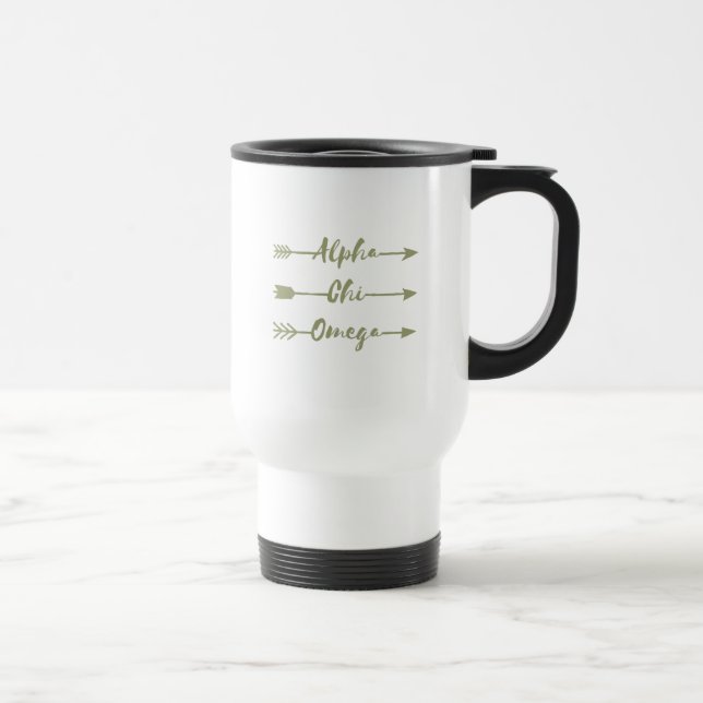 Mug De Voyage Alpha Chi Omega | Flèches (Droite)