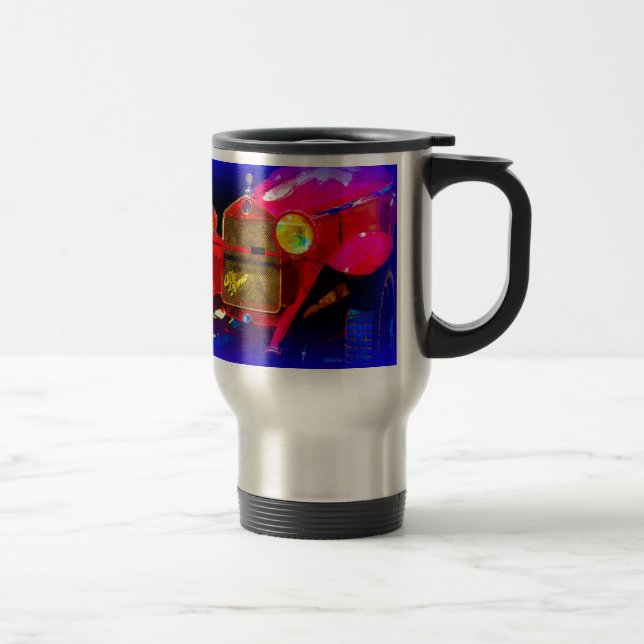 Mug De Voyage Alpha classique rouge de Romeo (Droit)