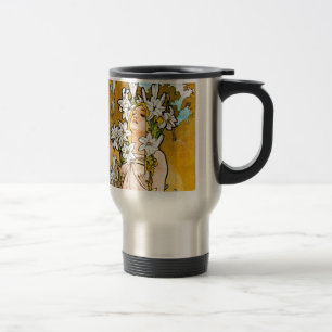 Mug De Voyage Alphonse Mucha