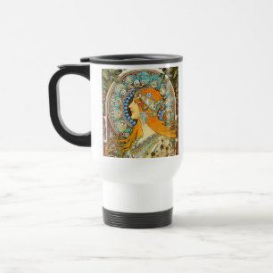 Mug De Voyage Alphonse Mucha Art Nouveau Zodiac