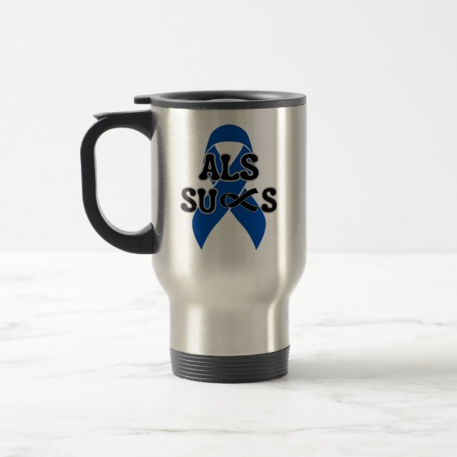 Mug De Voyage ALS Sucks (Gauche)
