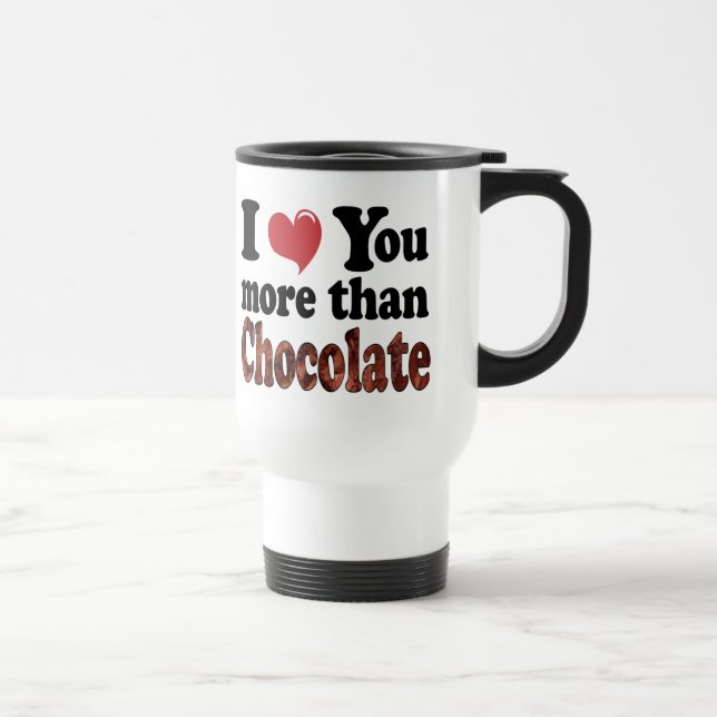 Mug De Voyage Amant au chocolat (Droite)