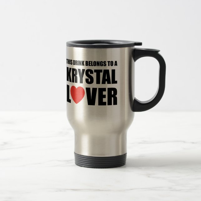 Mug De Voyage Amant de Krystal (Droit)