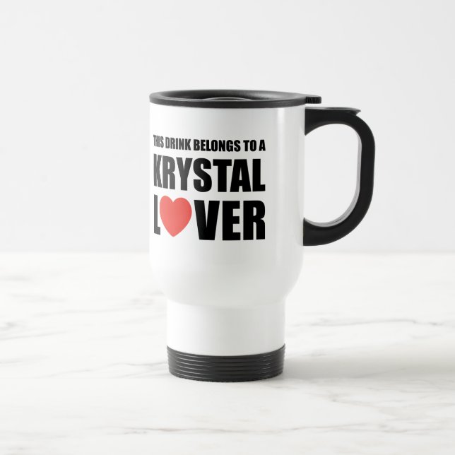 Mug De Voyage Amant de Krystal (Droite)