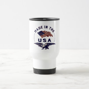 Mug De Voyage Américain vintage fabriqué aux Etats-Unis