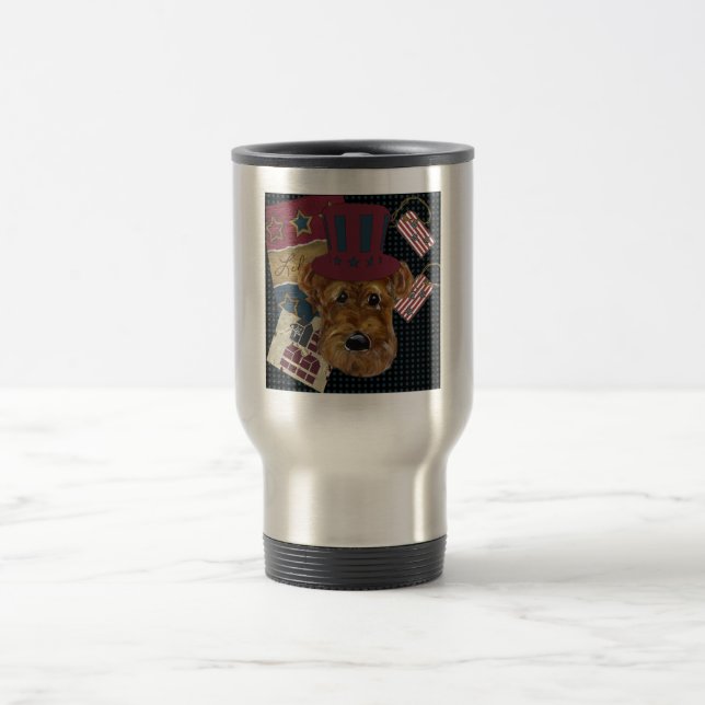 MUG DE VOYAGE AMERICANA AIREDALE (Centre)