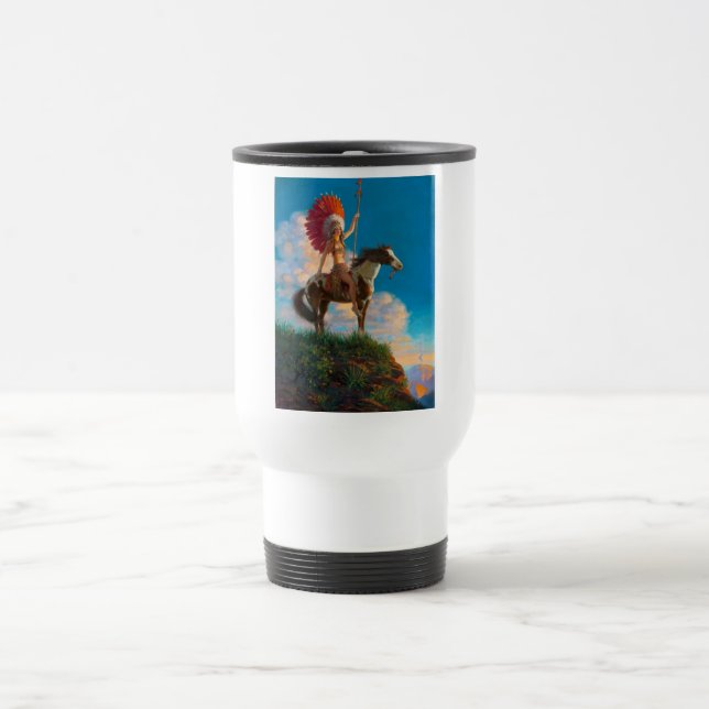 Mug De Voyage Amérindienne : Cheffesse, Indien d'Amérique (Centre)